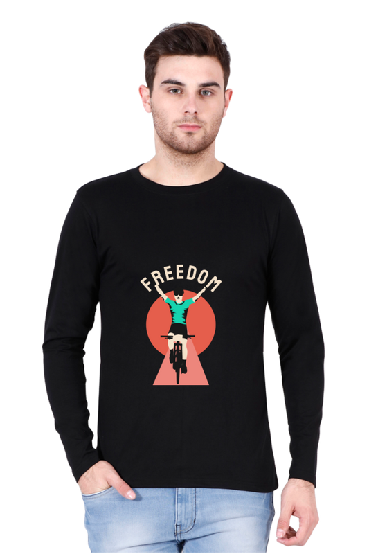 Men's BMX Full sleeve T-Shirt - freedom