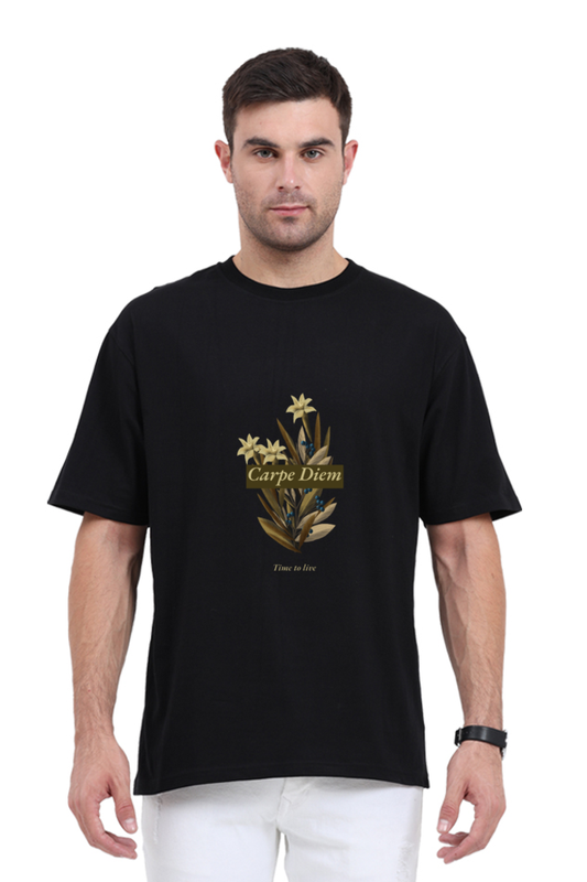 Men Motivational Oversized Classic T Shirt  - Diem
