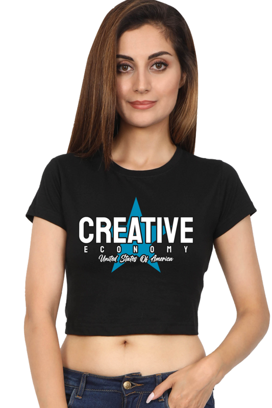 Women's Crop Top - Creative