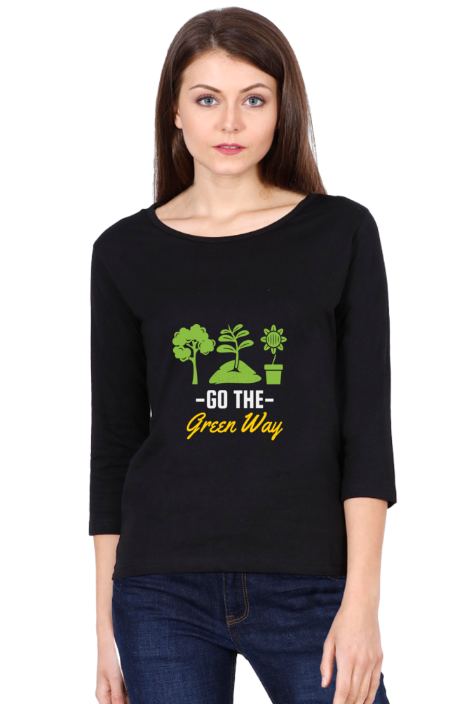 Women’s Full Sleeves Gardening T-Shirts - way
