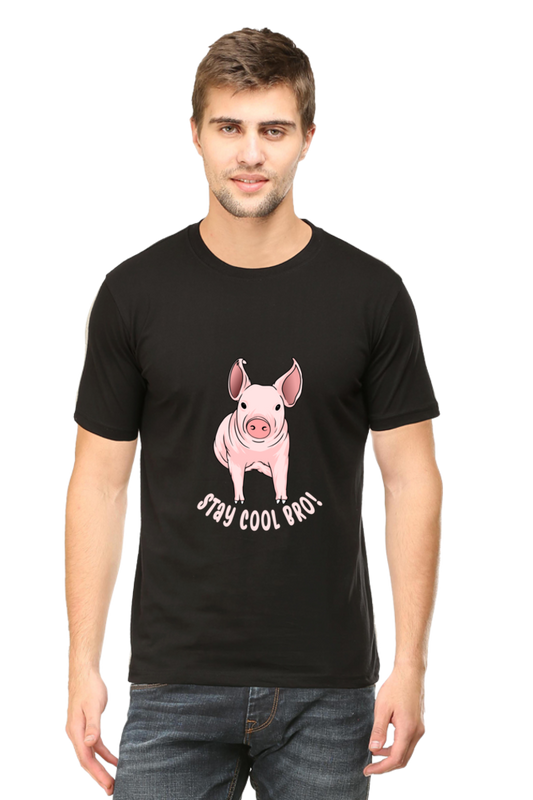 Men's Funny & Queen SVG Round Neck T-Shirt - cool