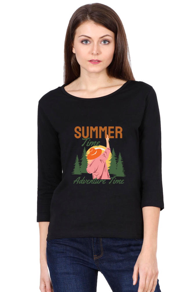 Women’s Full Sleeves Summer T-Shirts -  Adventure