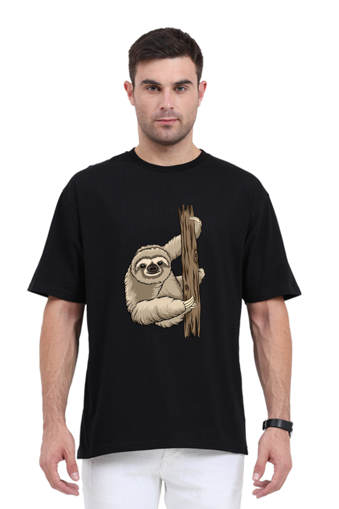 Men Sloth Oversized Classic T Shirt  - grandpaa sloth