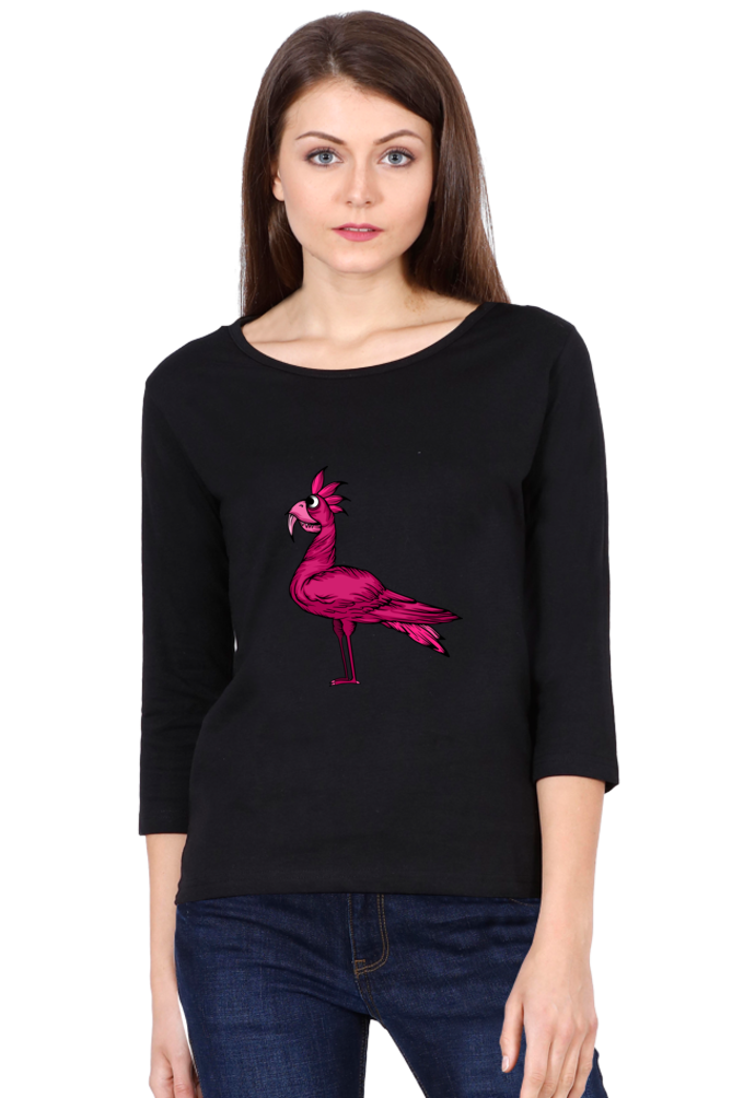 Women’s Full Sleeves Animal's & Monster's  T-Shirts - monster bird