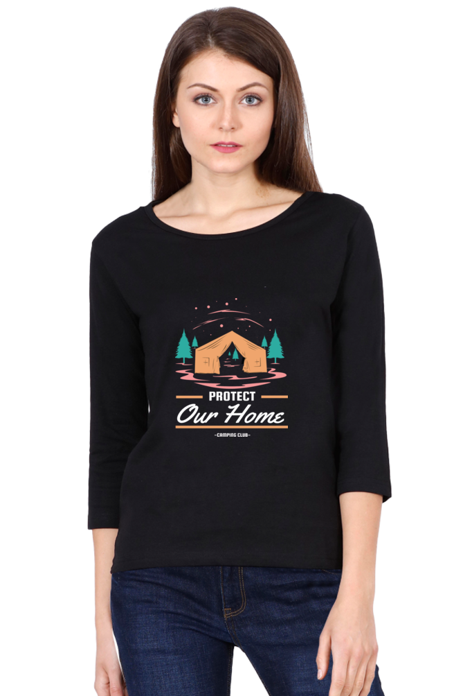 Women’s Full Sleeves Adventure T-Shirts - protect