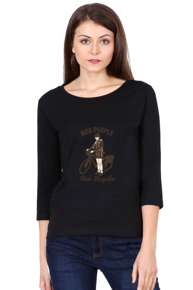 Women’s Full Sleeves Rider T-Shirts - nice people