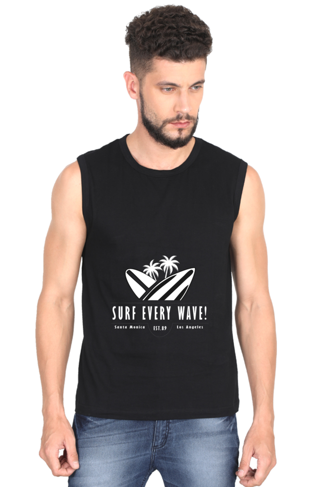 Men’s Summer Gym Vest - Surf Wave