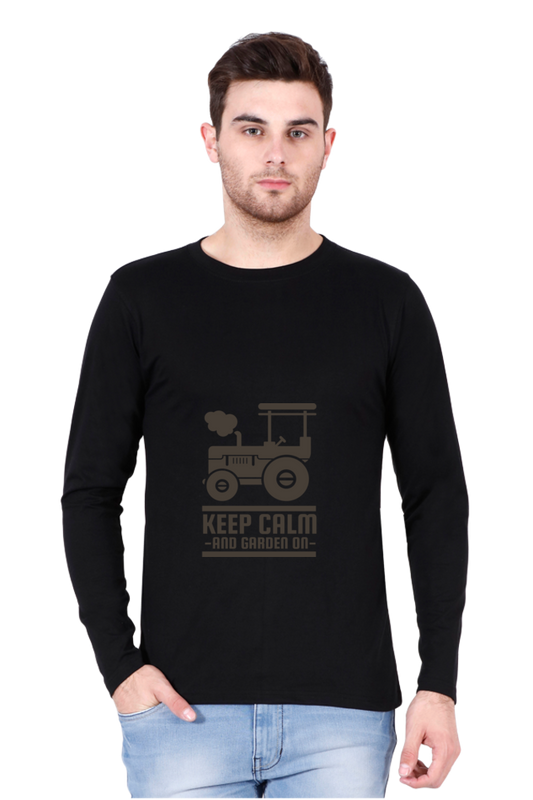 Men's Gardening Full sleeve T-Shirt - keep calm
