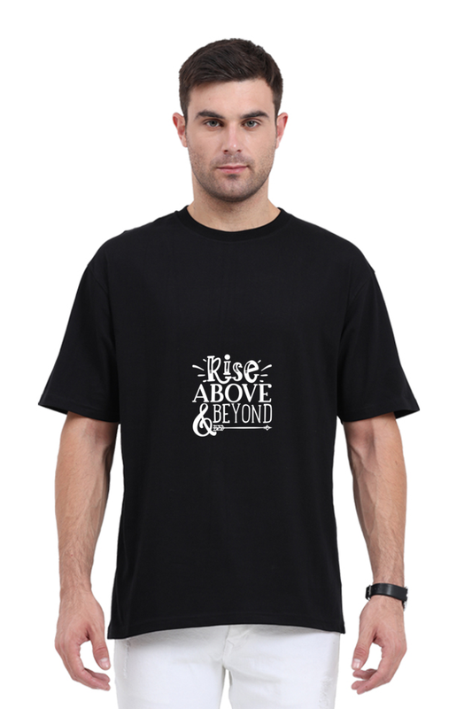 Men Motivational Oversized Classic T Shirt  - Rise