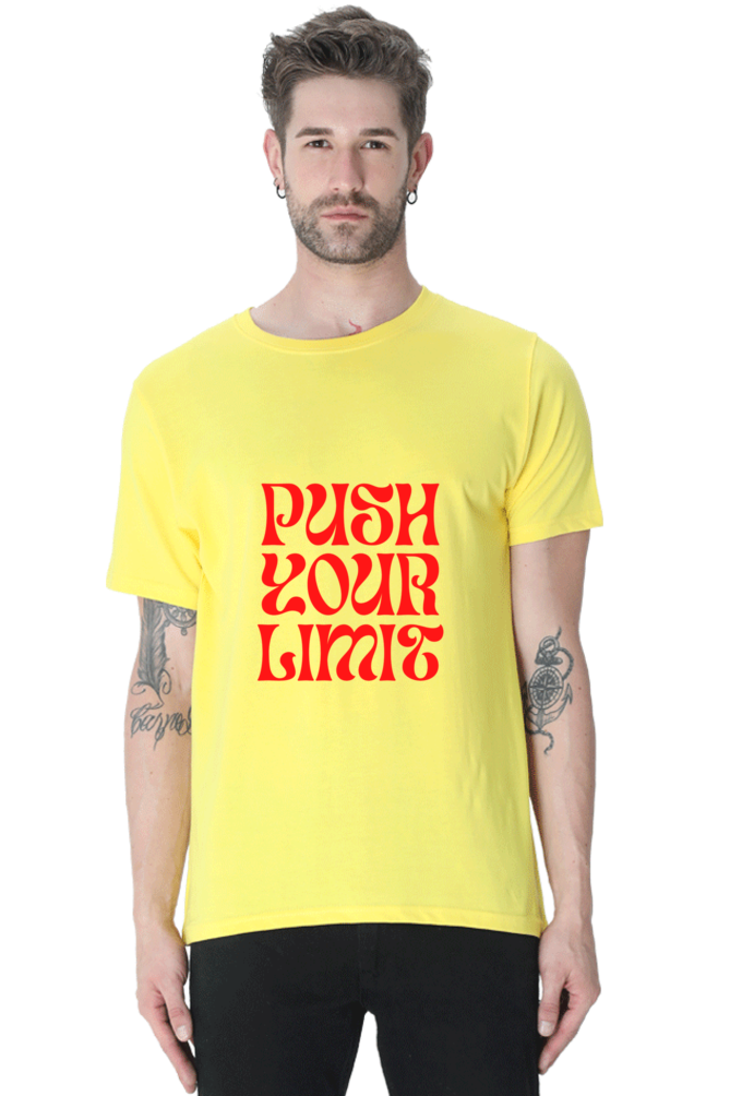 Motivational Unisex Cotton Round Neck T-shirt