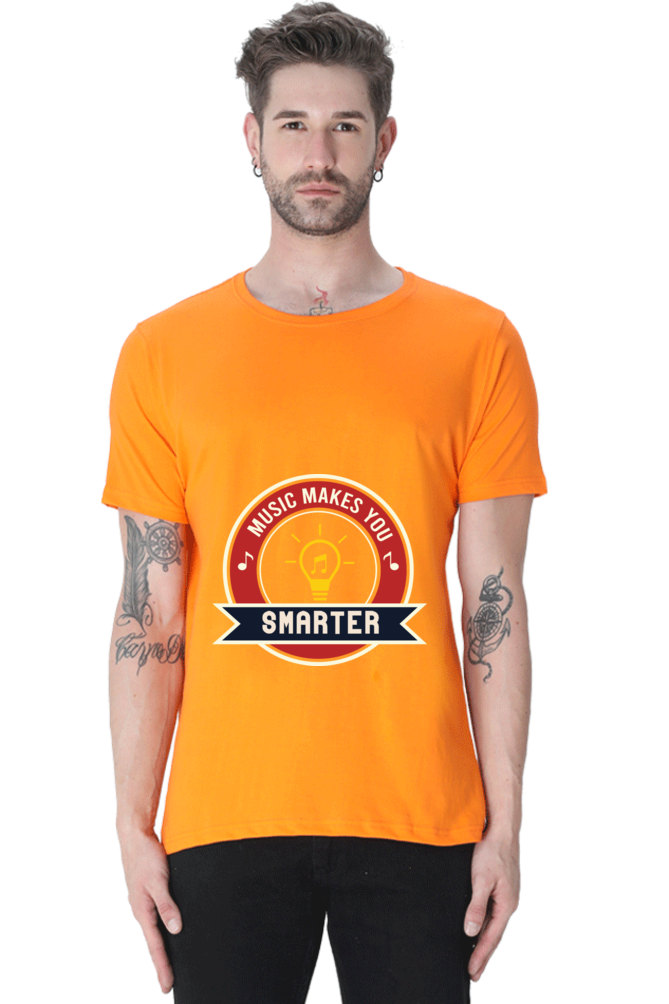Music Unisex Cotton Round Neck T-shirt - Smarter