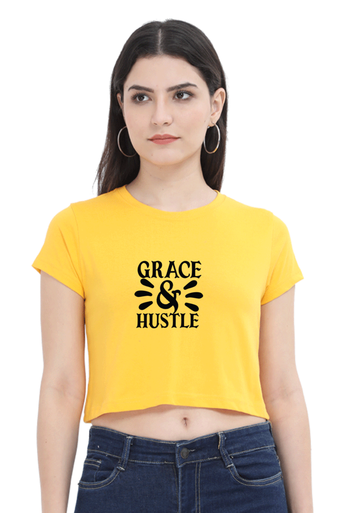 Women Motivational Crop Top - Grace