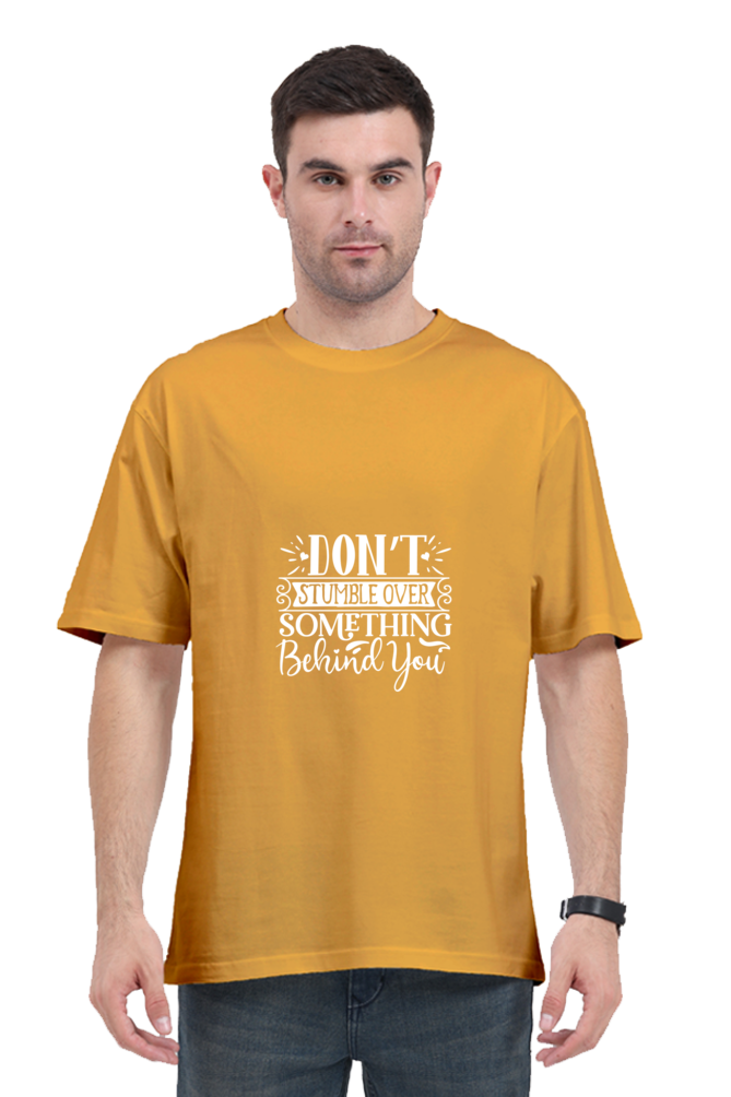Men Motivational Oversized Classic T Shirt  - Stumble