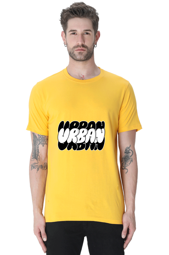 Urban Unisex Cotton Round Neck T-shirt