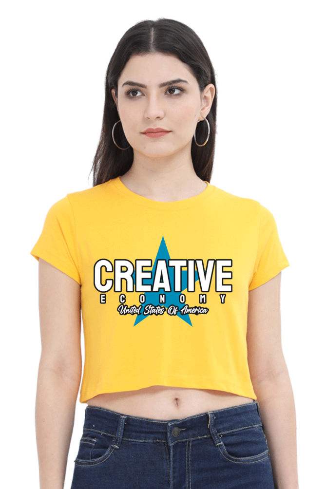 Women's Crop Top - Creative