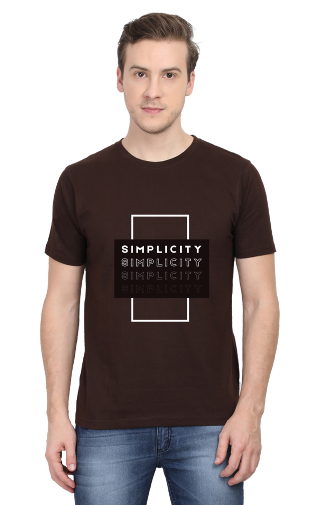 Minimalistic Unisex Cotton Round Neck T-shirt