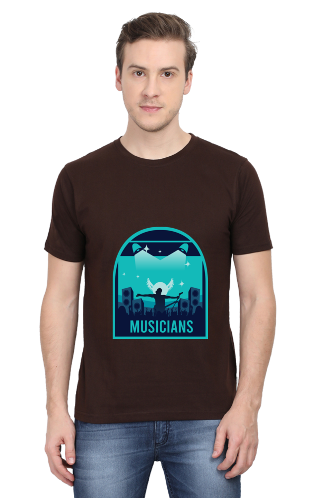 Music Unisex Cotton Round Neck T-shirt - Musicians