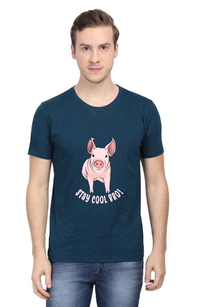 Men's Funny & Queen SVG Round Neck T-Shirt - cool