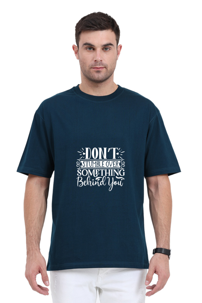 Men Motivational Oversized Classic T Shirt  - Stumble