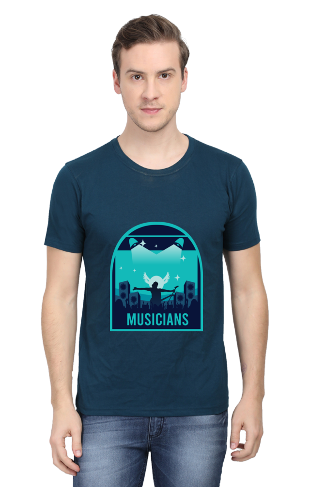 Music Unisex Cotton Round Neck T-shirt - Musicians