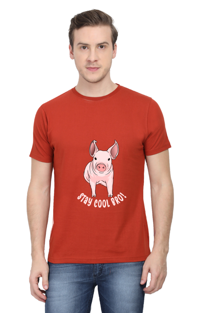 Men's Funny & Queen SVG Round Neck T-Shirt - cool
