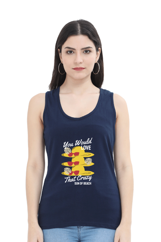 Women Summer Tank Top -  Crazy
