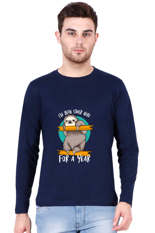 Men’s  Funny & Queen SVG Full Sleeve - T Shirt - stuck