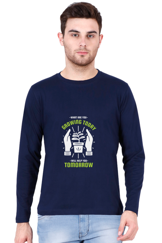 Men's Gardening Full sleeve T-Shirt - growing