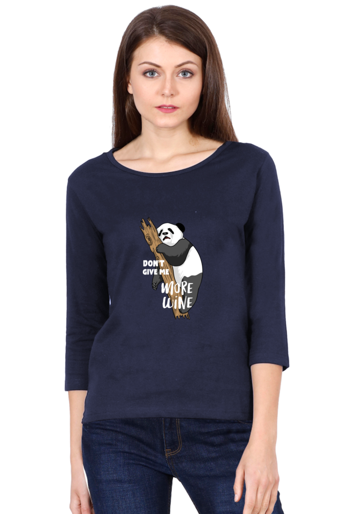 Women’s Full Sleeves Funny & Queen SVG T-Shirts - Wine