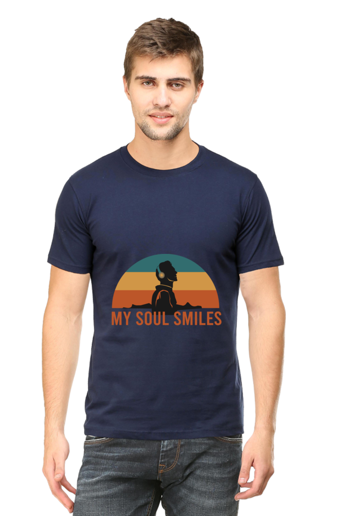 Music Unisex Cotton Round Neck T-shirt -  Soul Smiles