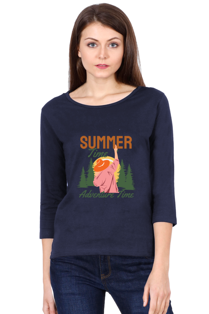 Women’s Full Sleeves Summer T-Shirts -  Adventure
