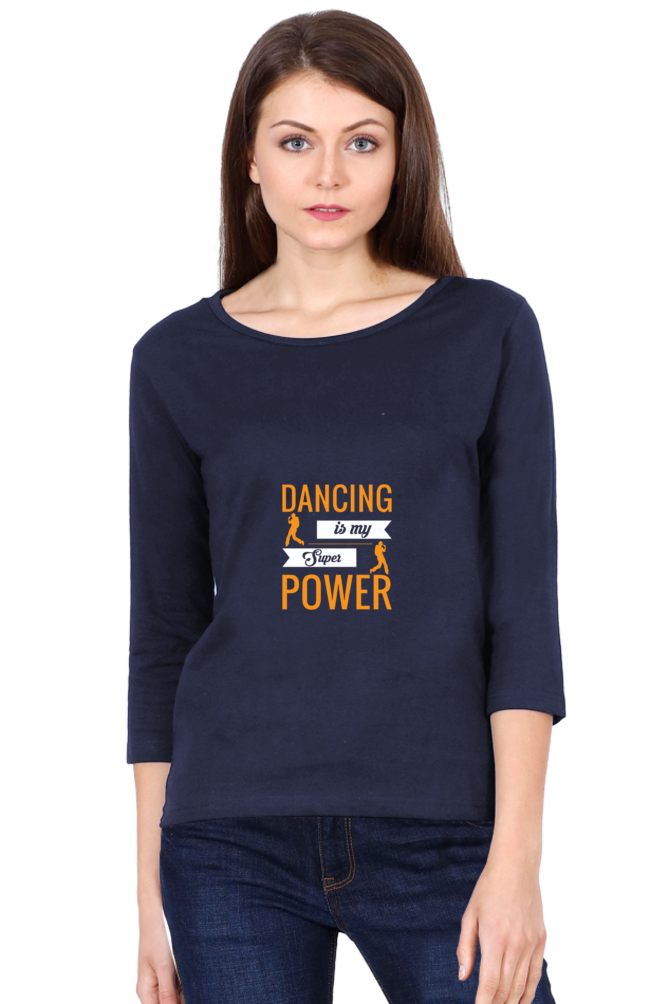 Women’s Full Sleeves Dance T-Shirts - power