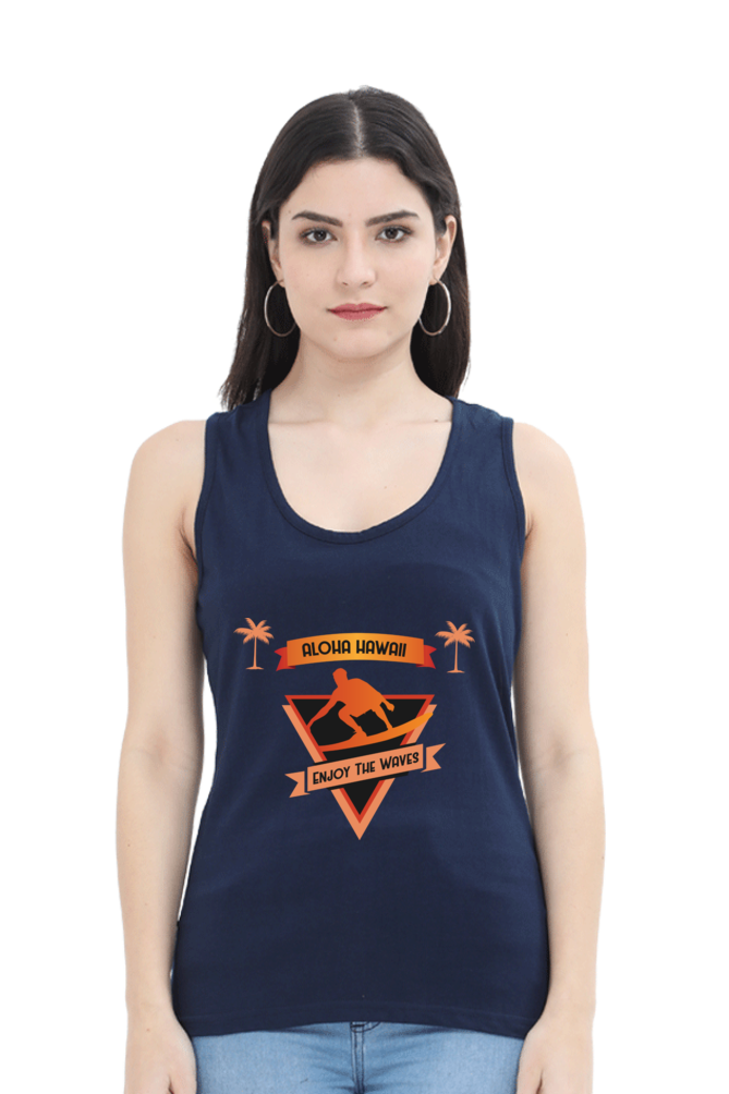 Women Summer Tank Top -  Enjoy Waves