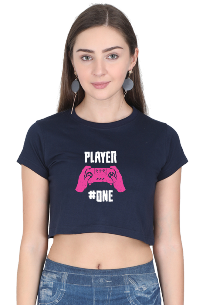 Women Gamer Crop Top - Player