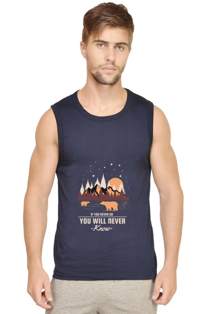 Men’s Adventure Gym Vest - never know