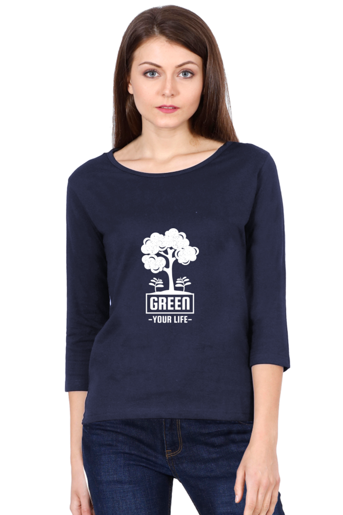 Women’s Full Sleeves Gardening T-Shirts - life