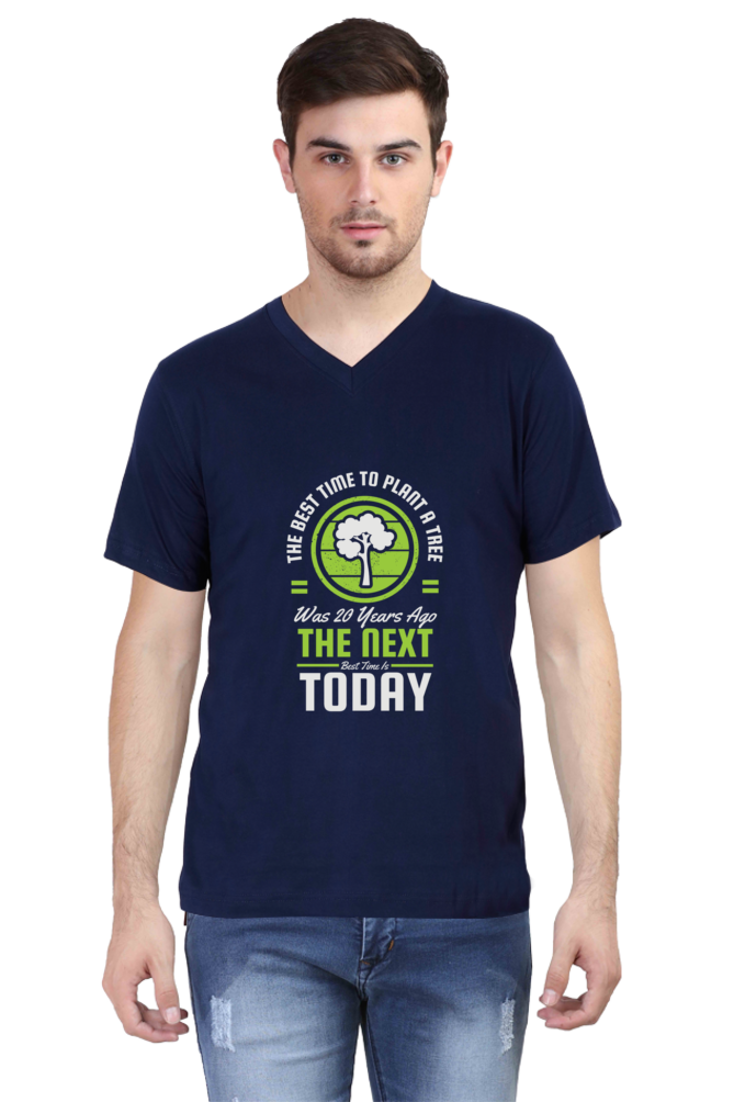 Men's Gardening V Neck T-Shirt - 20 years