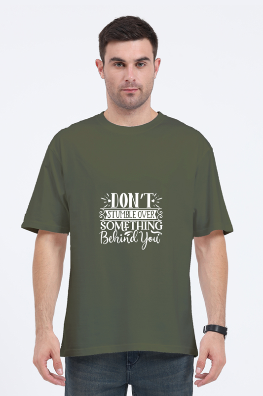 Men Motivational Oversized Classic T Shirt  - Stumble