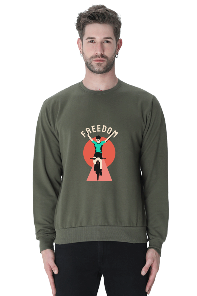 Men Rider Sweatshirt - freedom