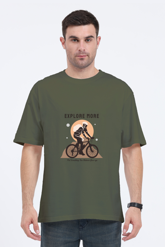 Men Rider Oversized Classic T Shirt  - explore