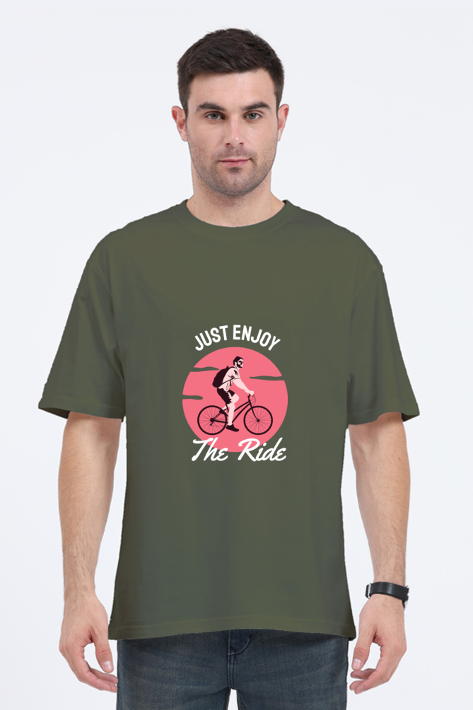 Men Rider Oversized Classic T Shirt  - just enjoy