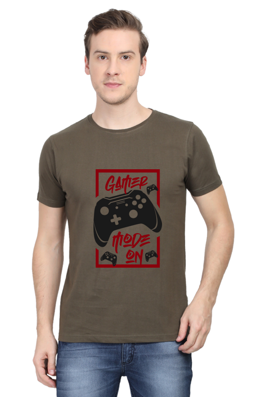 Gamer Unisex Cotton Round Neck T-shirt - Mode