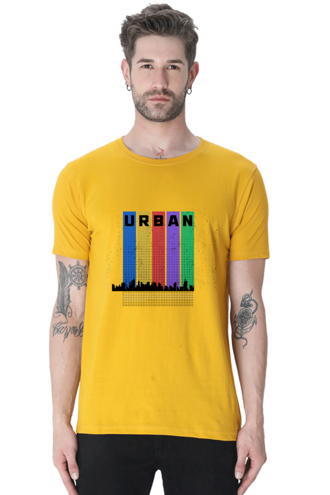 Urban Unisex Cotton Round Neck T-shirt