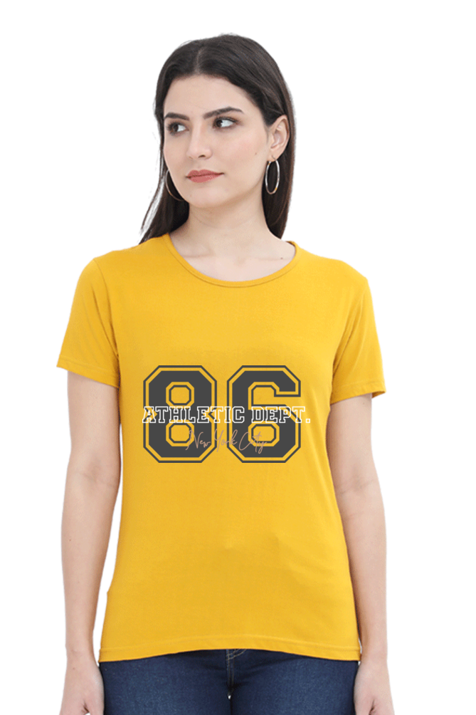 Women’s Round Neck Printed Urban  T-Shirts - New York City