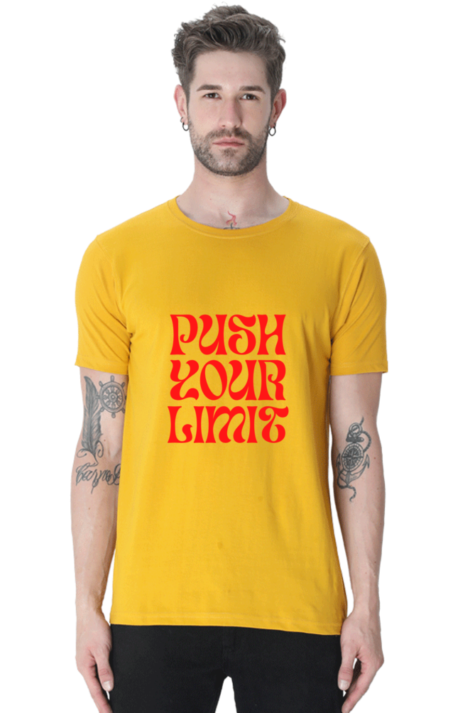 Motivational Unisex Cotton Round Neck T-shirt