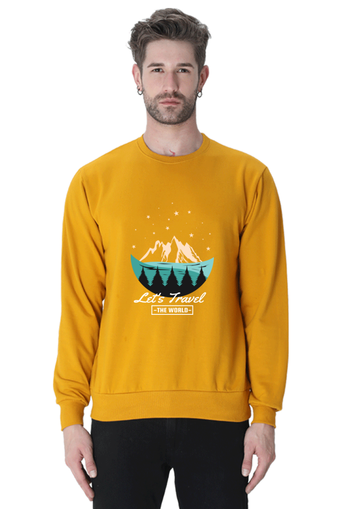 Men Adventure Sweatshirt - let's travel