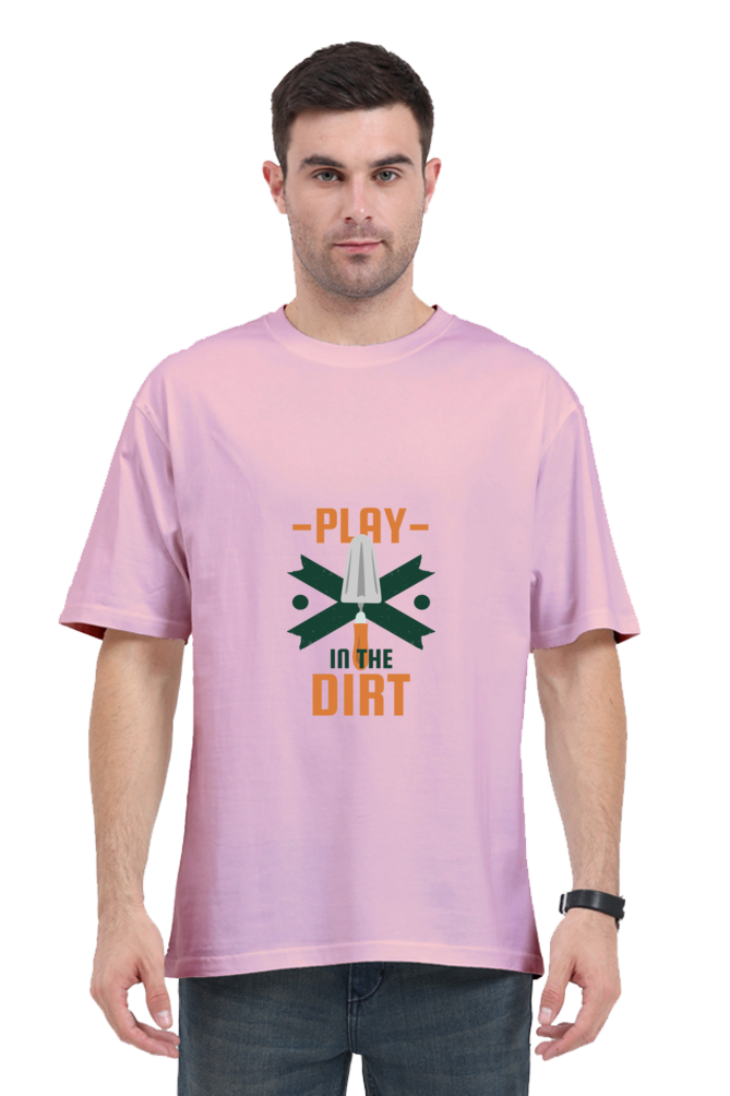 Men Gardening Oversized Classic T Shirt  -  dirt