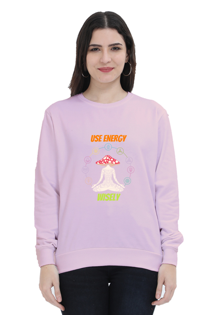 Women Sweatshirt - Use Energy Wisely