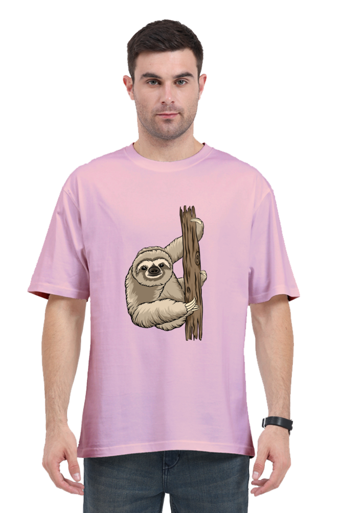 Men Sloth Oversized Classic T Shirt  - grandpaa sloth