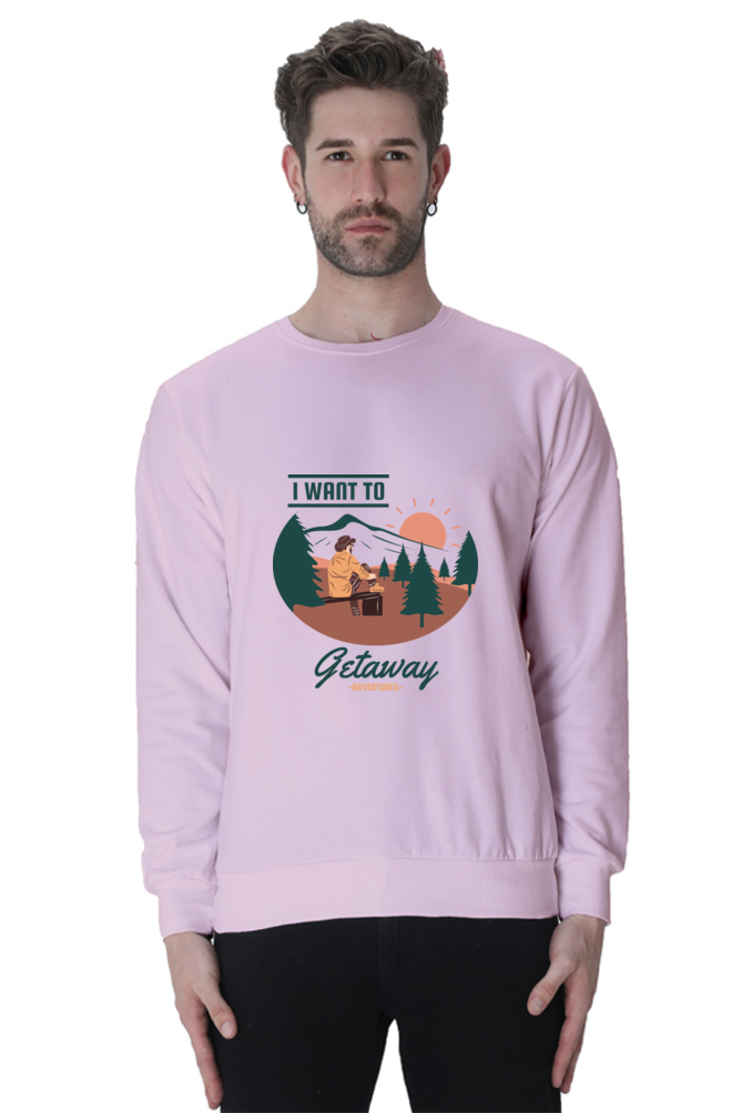 Men Adventure Sweatshirt - get away